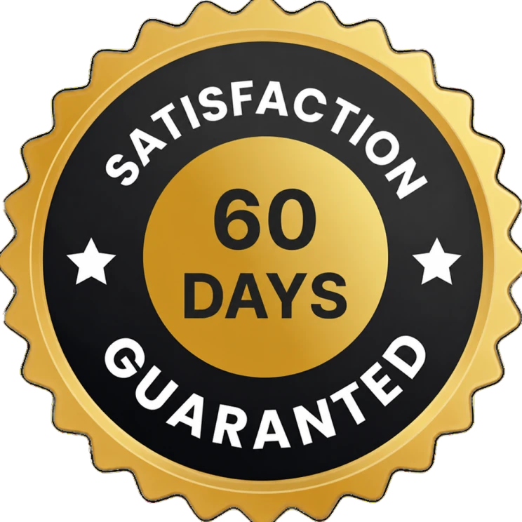 60-day satisfaction guarantee