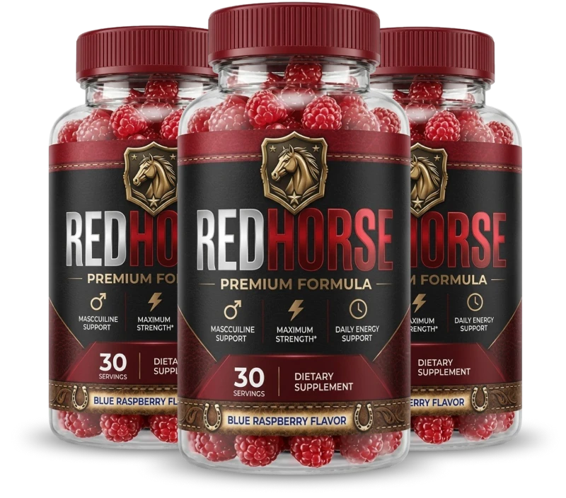3 Red Horse bottles