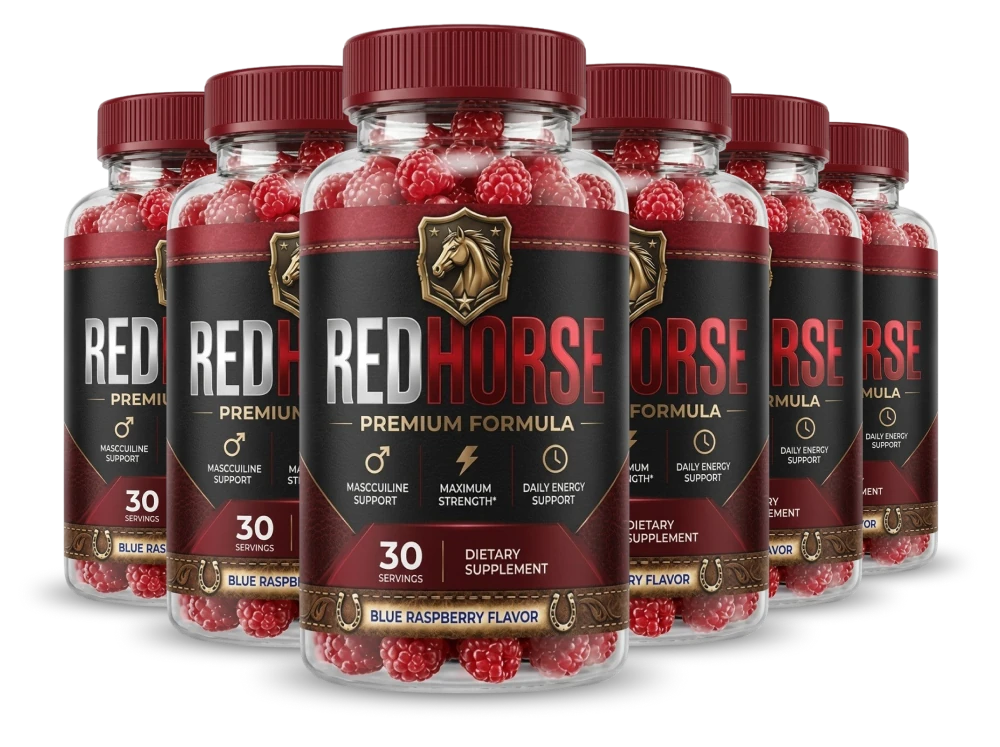 6 Red Horse bottles